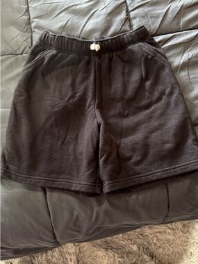 jumping beans Black Fleece Elastic Waist Shorts